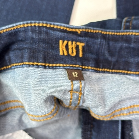KUT Toothpick Skinny Dark Wash Jeans Size 12 - Picture 9 of 11